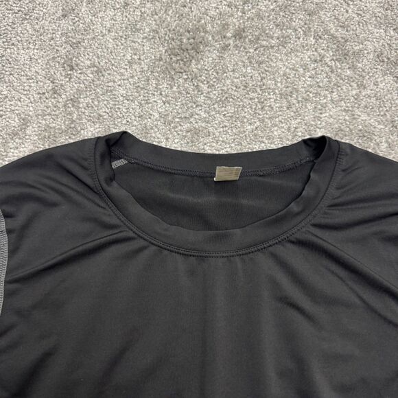 Unbranded Performance Active Long Sleeve Shirt Womens Small Black Crew Neck Run - Picture 10 of 10